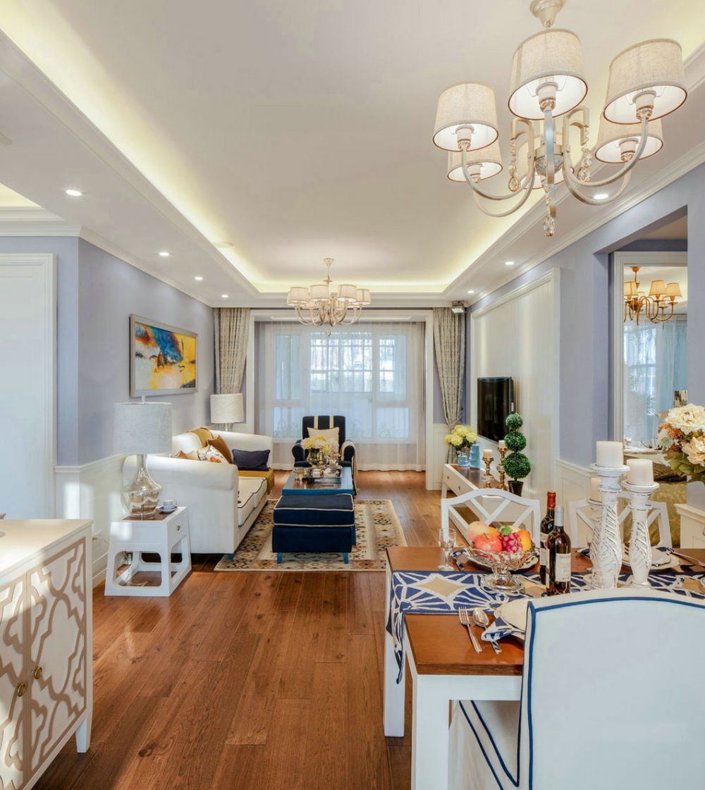 北京裝修案例上河灣小區(qū)108平米、地中海風(fēng)格