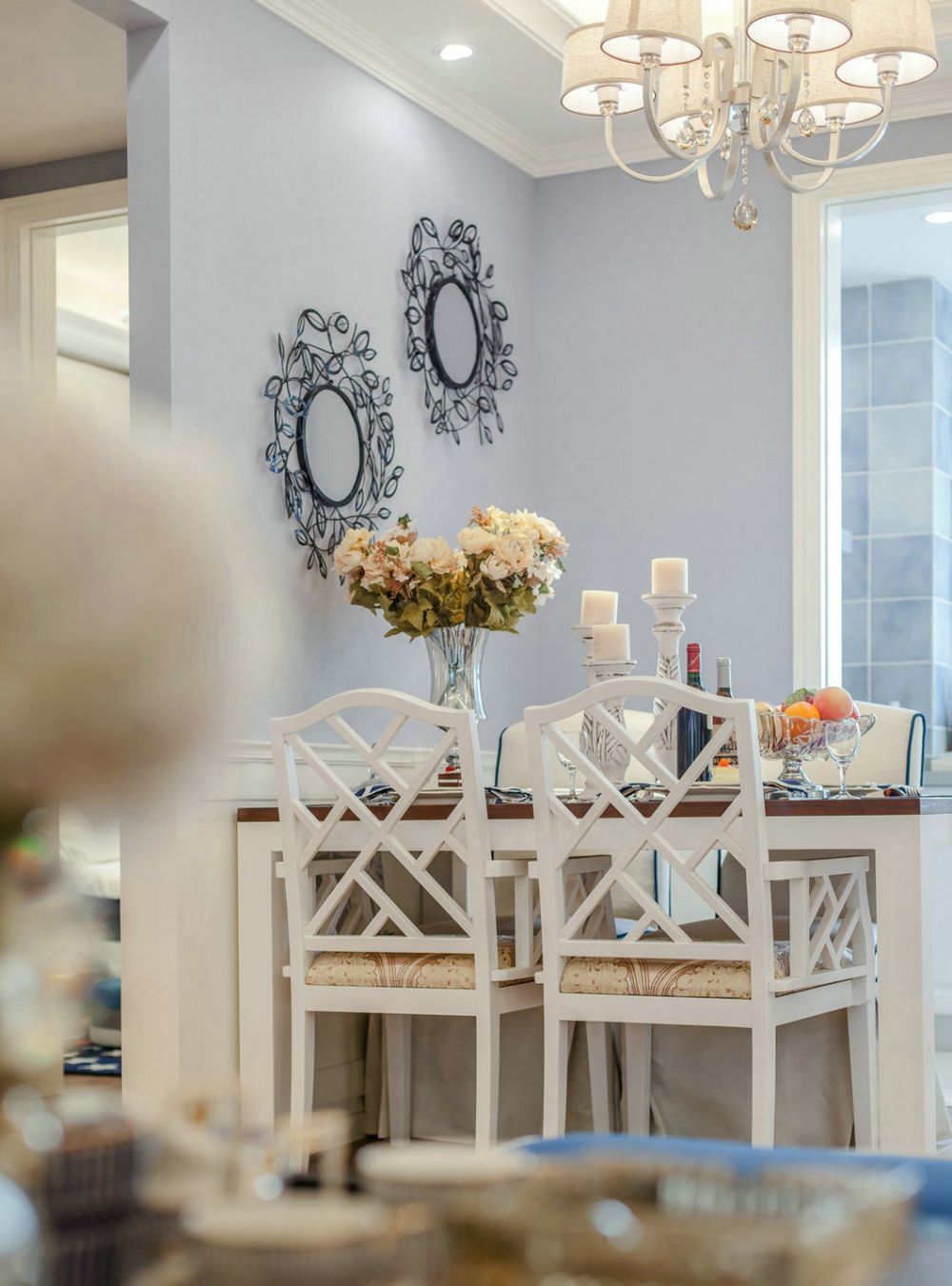 北京裝修案例上河灣小區(qū)108平米、地中海風(fēng)格