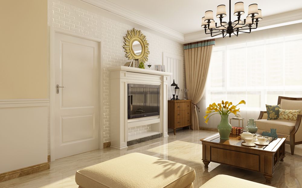 北京裝修案例賓陽里 美式