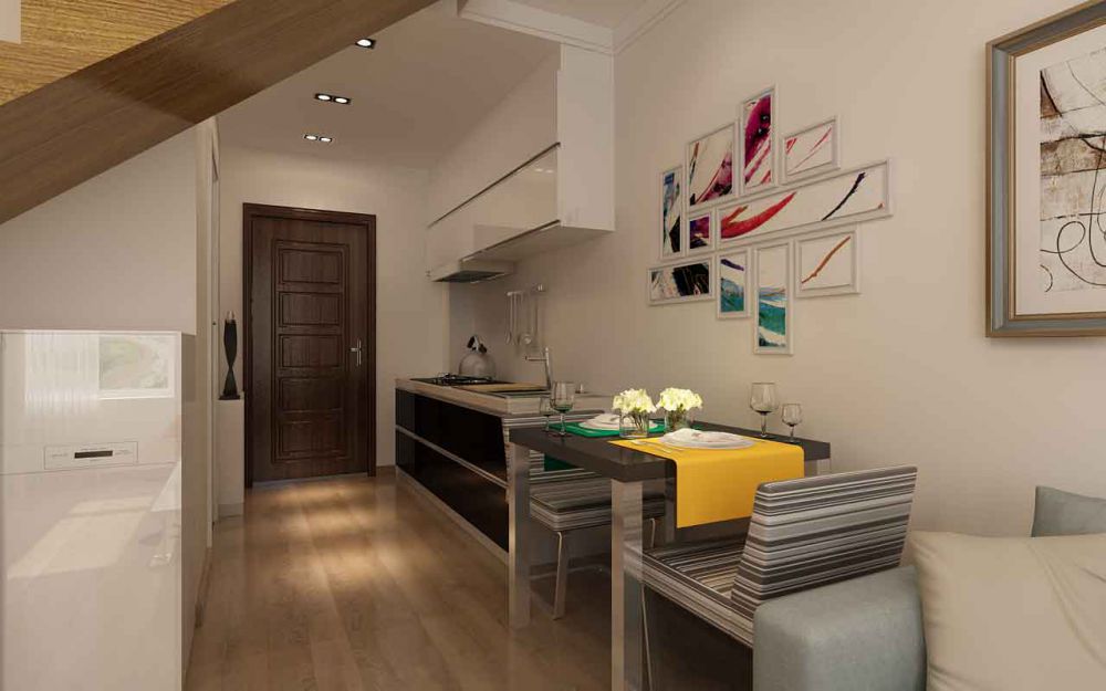 北京裝修案例華遠(yuǎn)瀾悅loft  現(xiàn)代