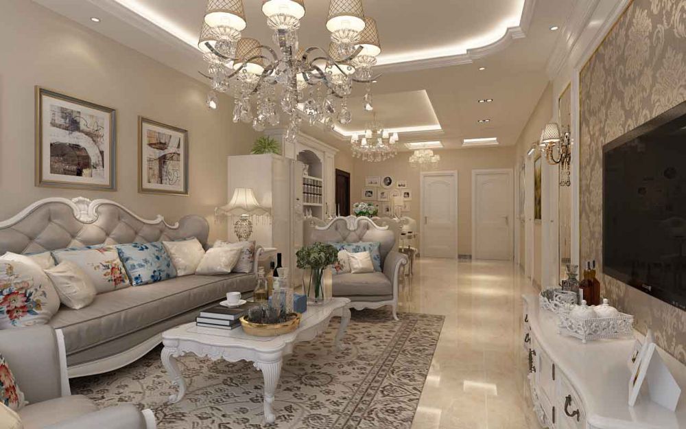 北京裝修案例橡樹灣一期  歐式風(fēng)格