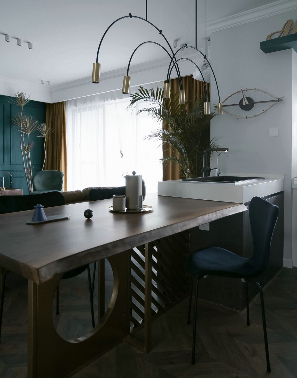 北京裝修案例輕奢實(shí)拍150平米