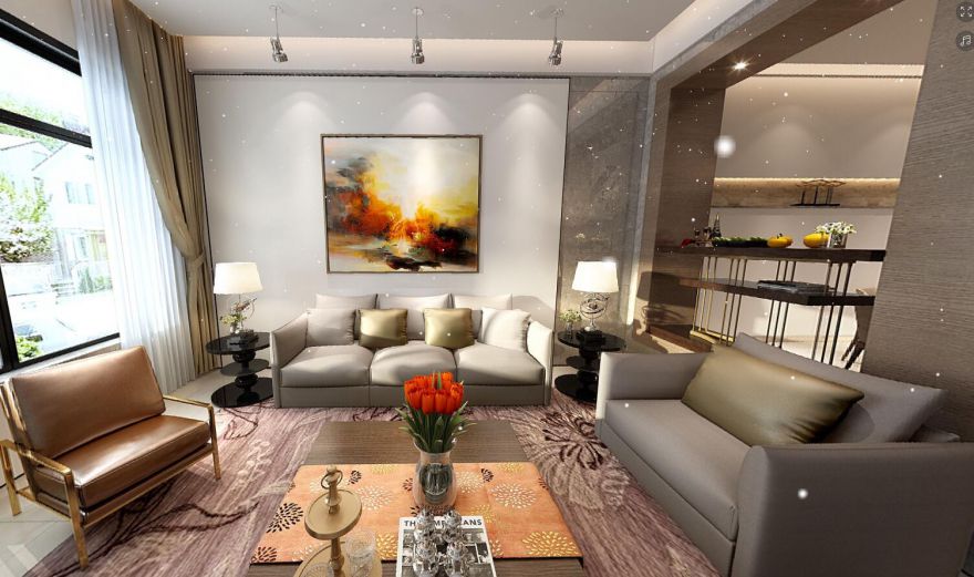 復(fù)式  下沉客廳   美式  簡(jiǎn)歐